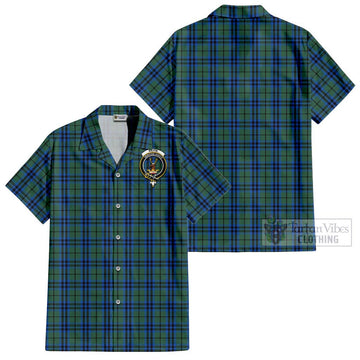 Keith Tartan Cotton Hawaiian Shirt with Family Crest