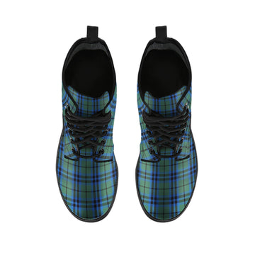 Keith Tartan Leather Boots