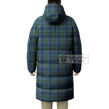 Keith Tartan Long Down Jacket