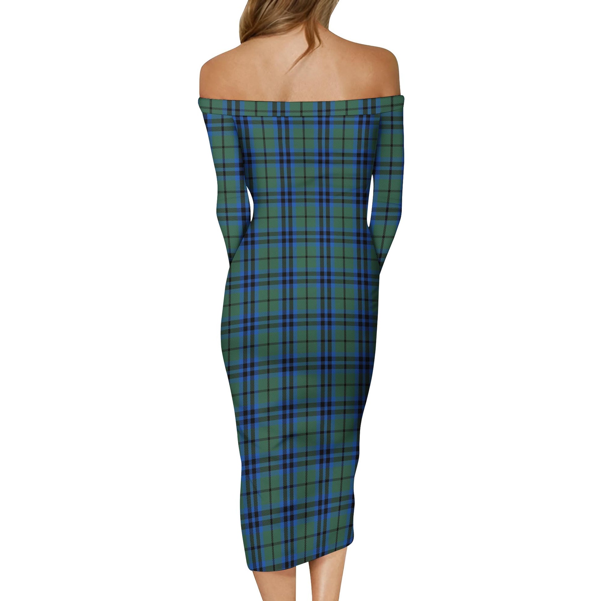 Keith Tartan Off Shoulder Lady Dress - Tartanvibesclothing