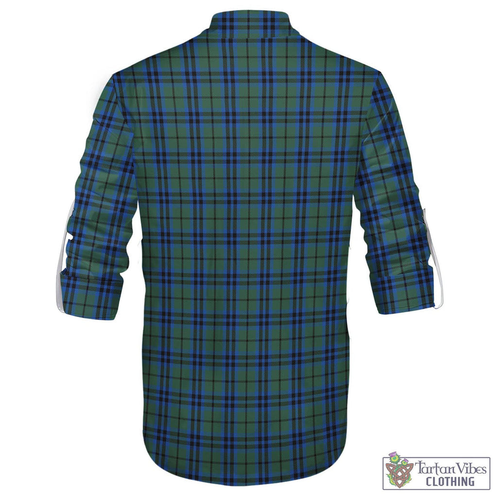 Tartan Vibes Clothing Keith Tartan Men's Scottish Traditional Jacobite Ghillie Kilt Shirt