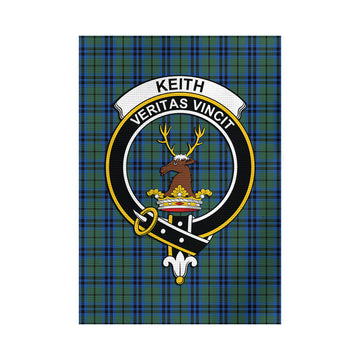 Keith Tartan Garden Flag with Family Crest - Tartan Vibes Clothing
