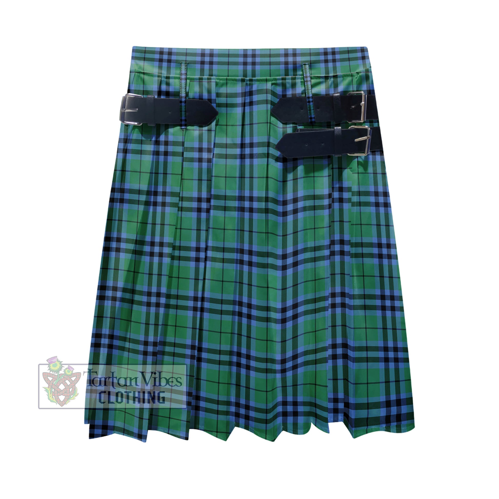 Tartan Vibes Clothing Keith Ancient Tartan Men's Pleated Skirt - Fashion Casual Retro Scottish Style