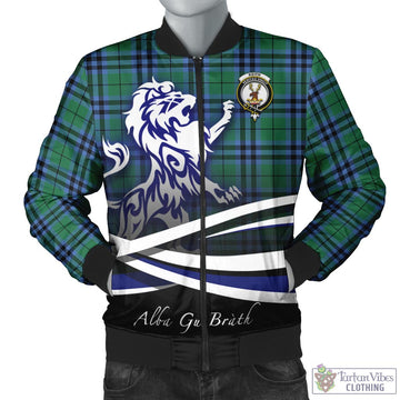 Keith Ancient Tartan Bomber Jacket with Alba Gu Brath Regal Lion Emblem