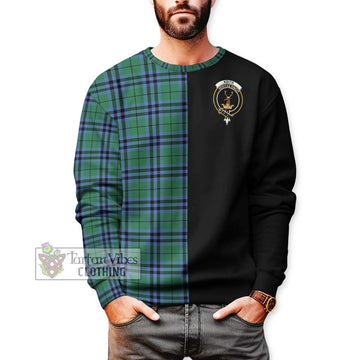 Keith Ancient Tartan Sweatshirt with Family Crest and Half Of Me Style