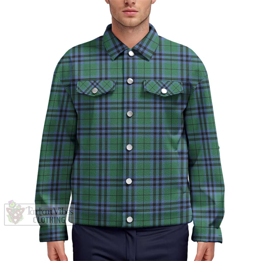 Keith Ancient Tartan Unisex Lapel Cotton Jacket Unisex - Tartan Vibes Clothing