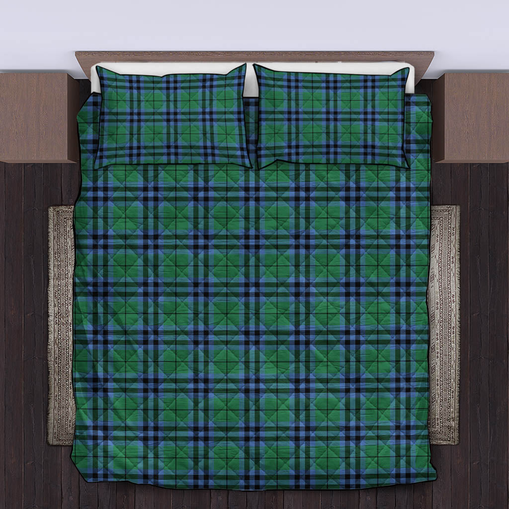 Keith Ancient Tartan Quilt Bed Set King - Tartan Vibes Clothing