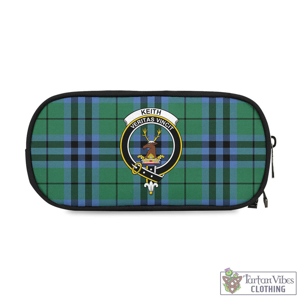 Tartan Vibes Clothing Keith Ancient Tartan Pen and Pencil Case with Family Crest