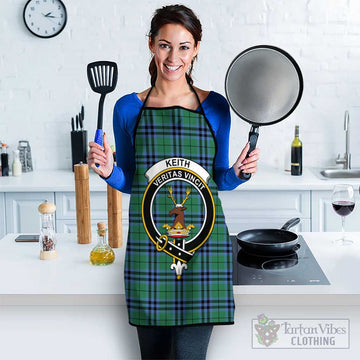 Keith Ancient Tartan Apron with Family Crest