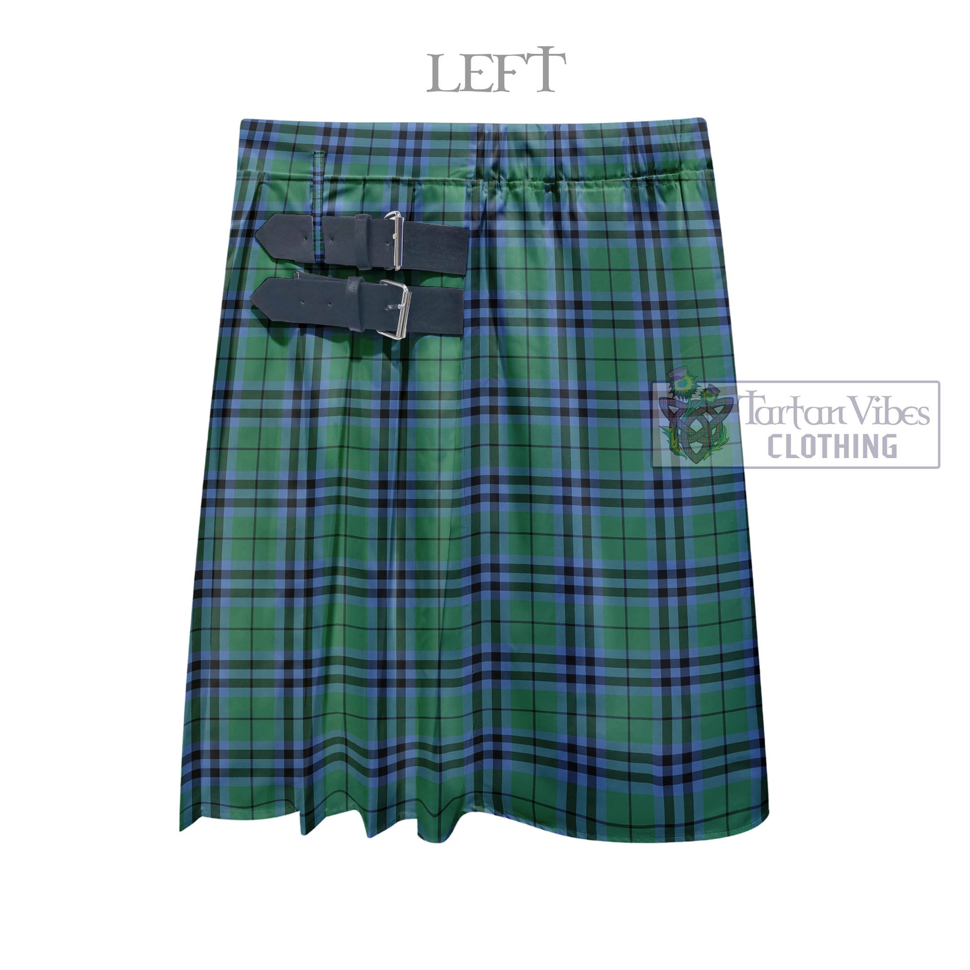 Tartan Vibes Clothing Keith Ancient Tartan Men's Pleated Skirt - Fashion Casual Retro Scottish Style