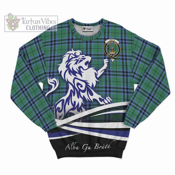 Keith Ancient Tartan Sweatshirt with Alba Gu Brath Regal Lion Emblem