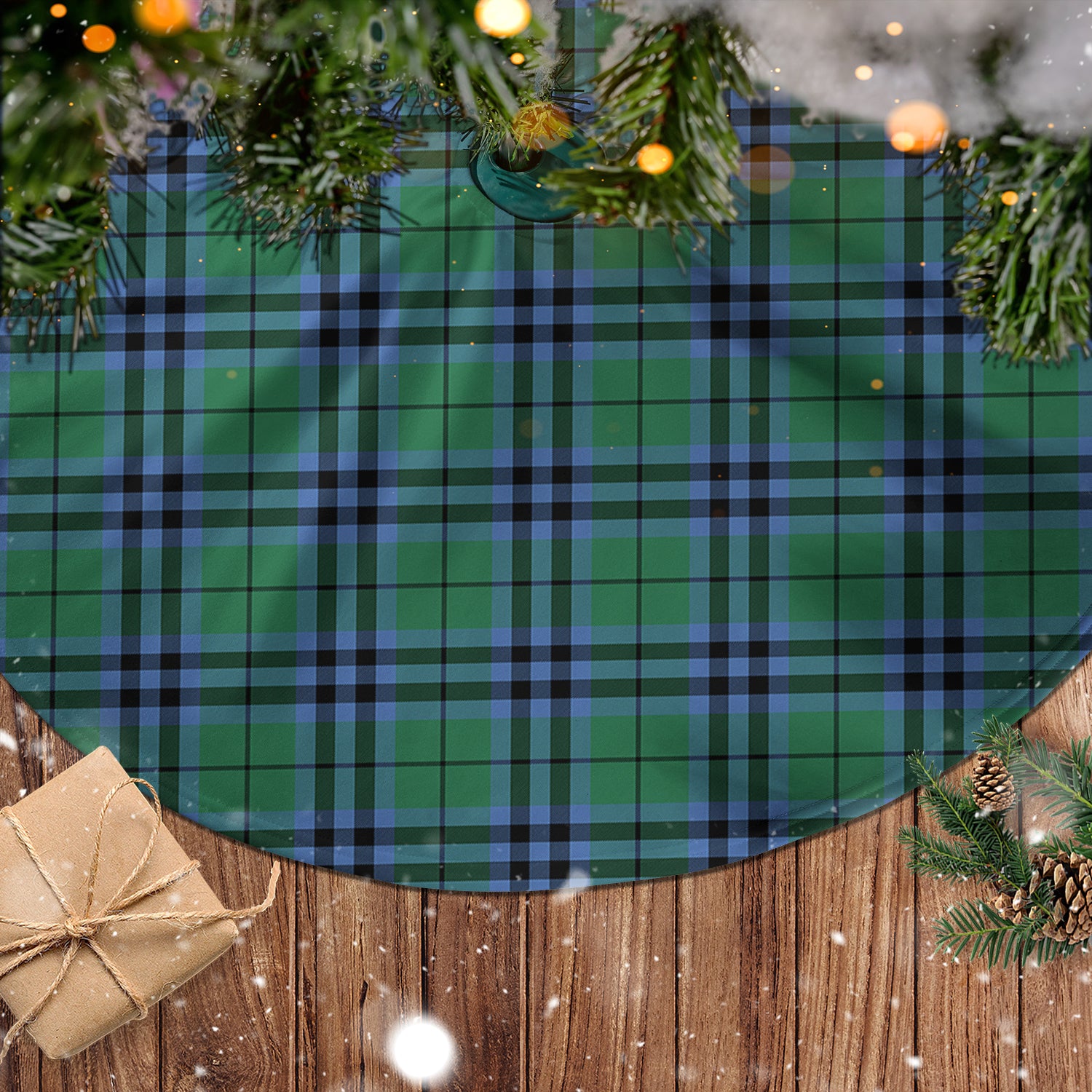 Keith Ancient Tartan Christmas Tree Skirt - Tartanvibesclothing