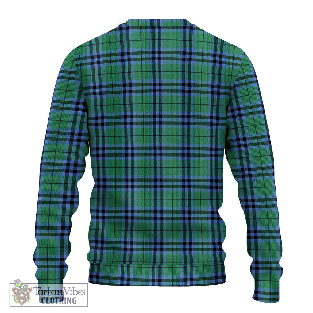 Keith Ancient Tartan Knitted Sweater with Family Crest DNA In Me Style - Tartanvibesclothing Shop