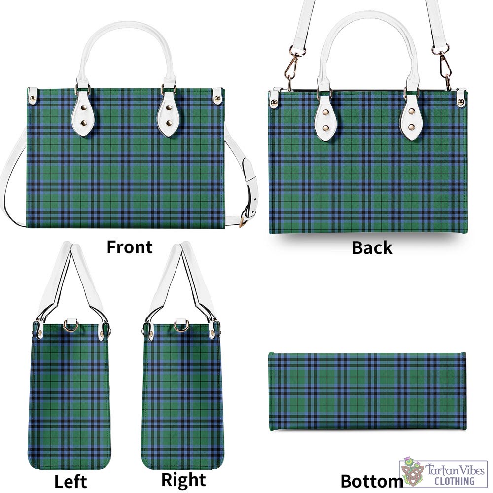 Tartan Vibes Clothing Keith Ancient Tartan Luxury Leather Handbags