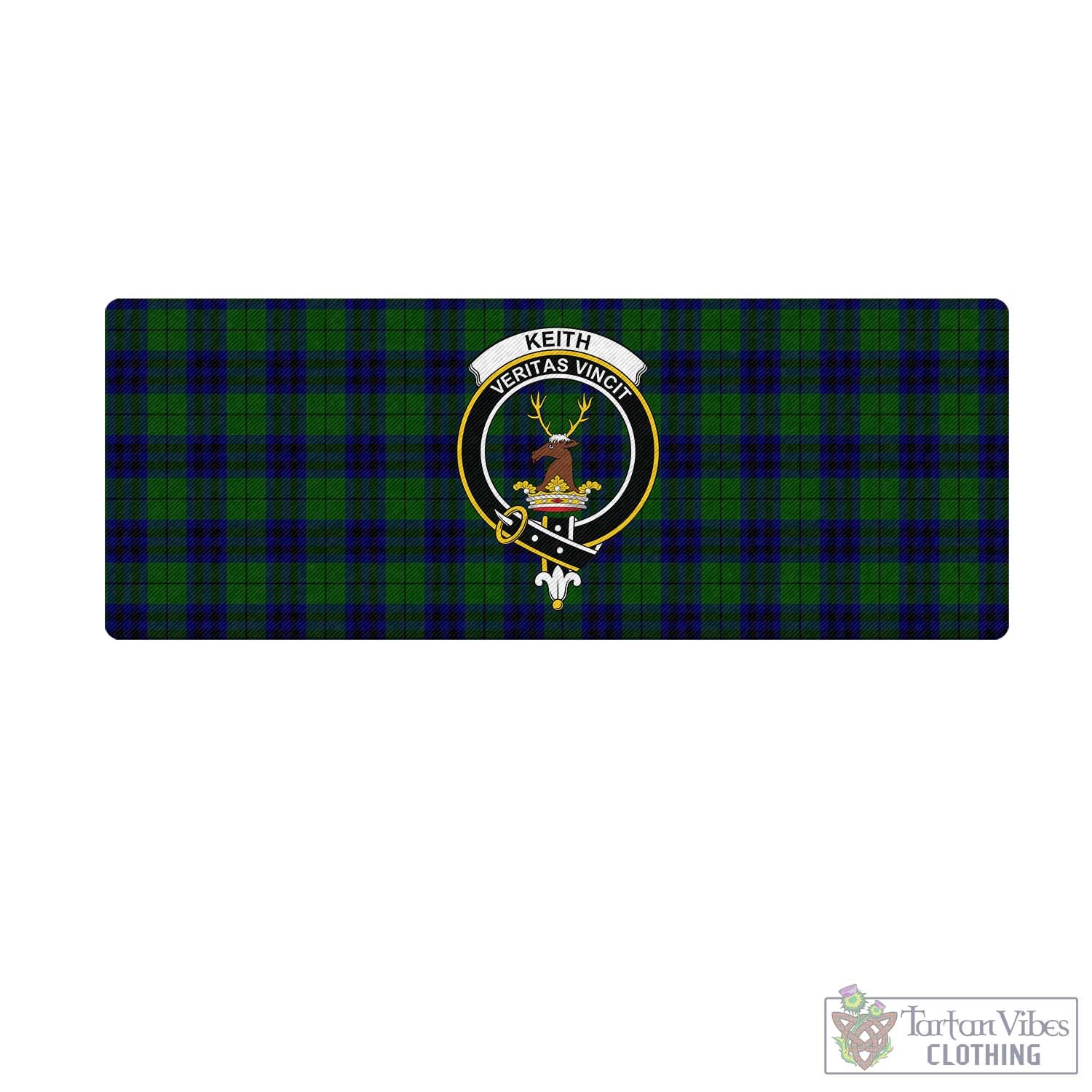 Tartan Vibes Clothing Keith Modern Tartan Mouse Pad with Family Crest