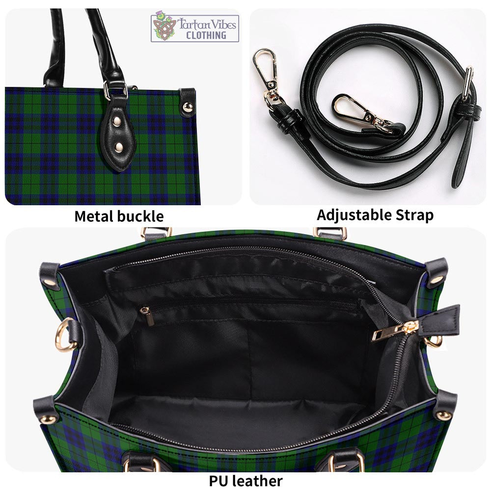 Tartan Vibes Clothing Keith Modern Tartan Luxury Leather Handbags