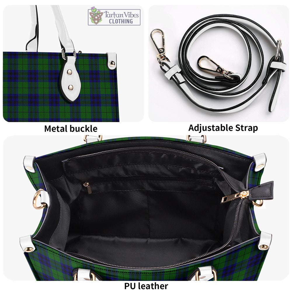 Tartan Vibes Clothing Keith Modern Tartan Luxury Leather Handbags