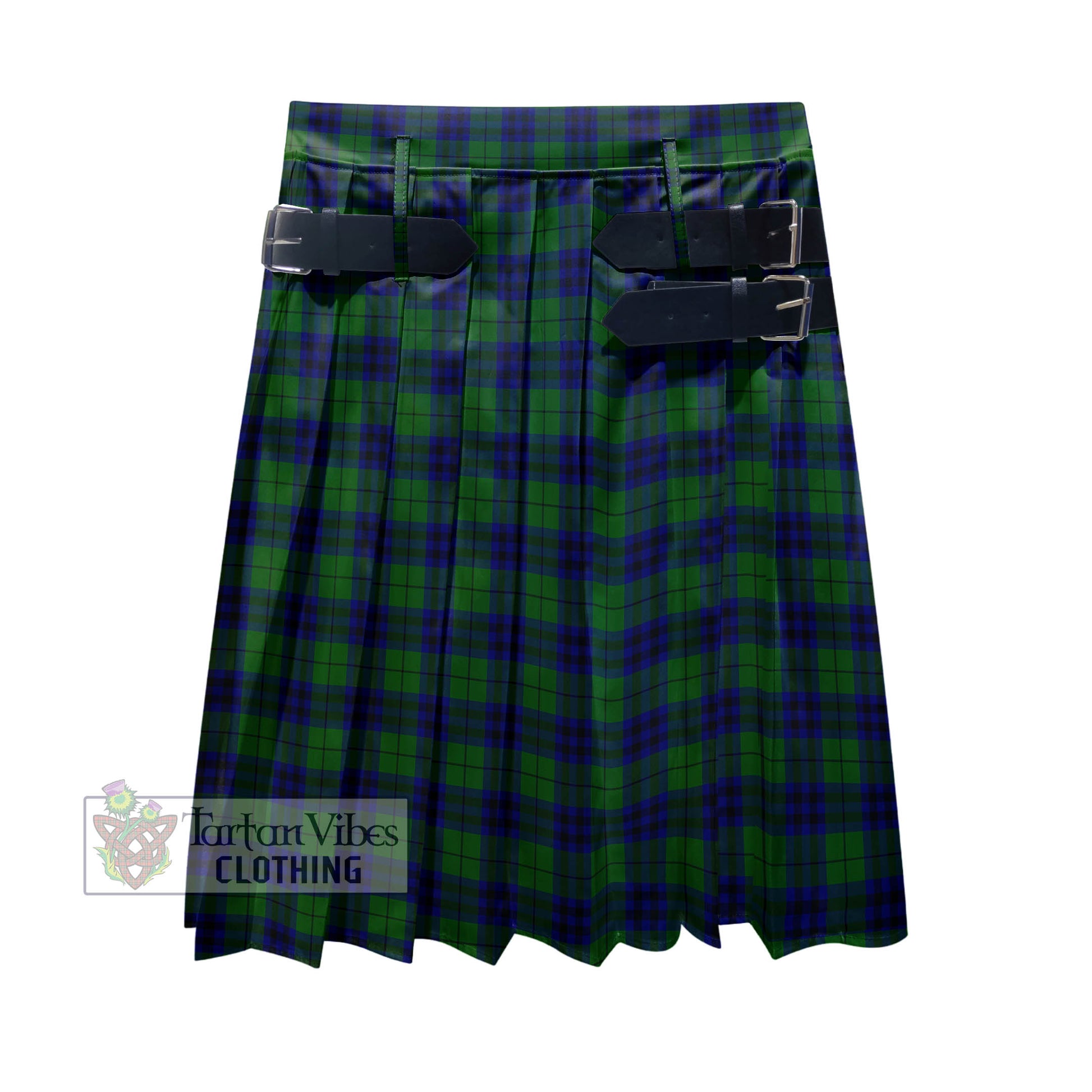 Tartan Vibes Clothing Keith Modern Tartan Men's Pleated Skirt - Fashion Casual Retro Scottish Style
