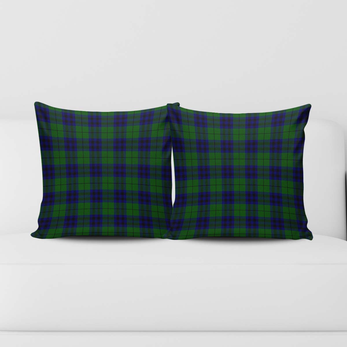 Keith Modern Tartan Pillow Cover Square Pillow Cover - Tartanvibesclothing