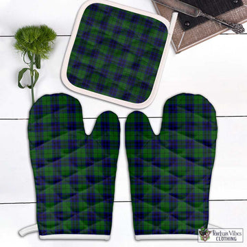 Keith Modern Tartan Combo Oven Mitt & Pot-Holder