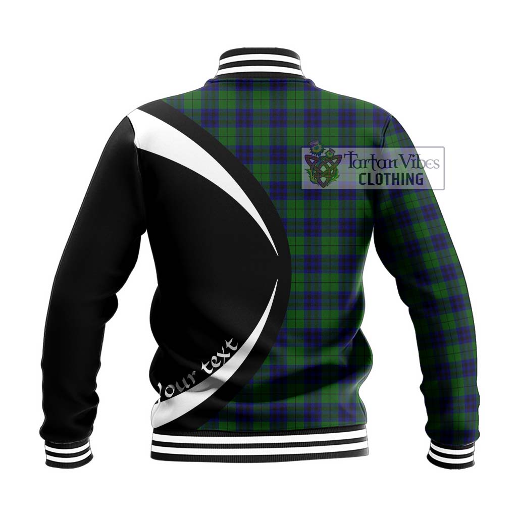 Keith Modern Tartan Baseball Jacket with Family Crest Circle Style - Tartan Vibes Clothing