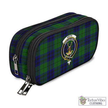 Keith Modern Tartan Pen and Pencil Case with Family Crest