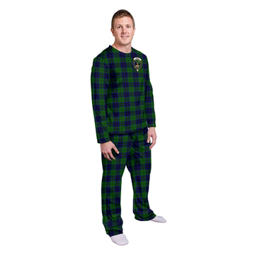 Keith Modern Tartan Pajamas Family Set with Family Crest