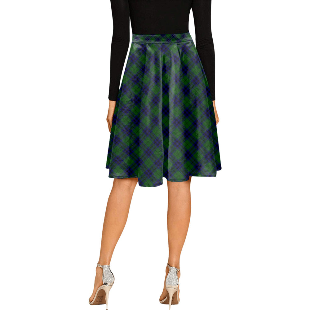 keith-modern-tartan-melete-pleated-midi-skirt