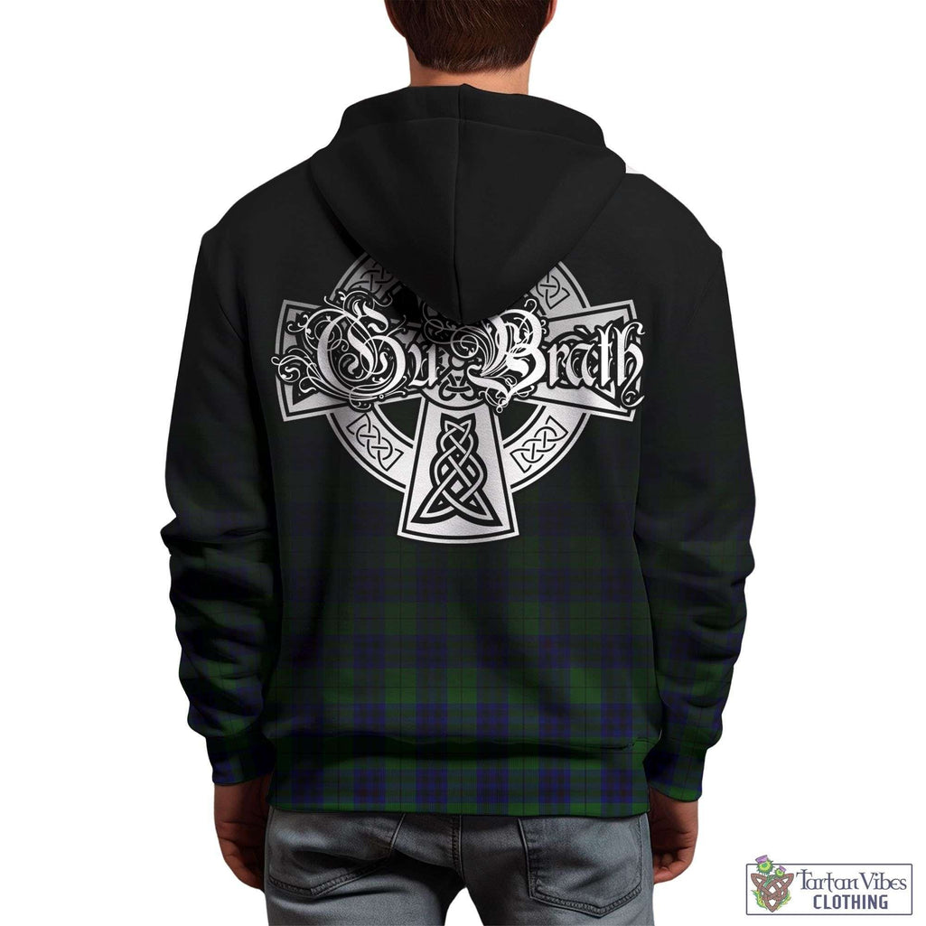 Tartan Vibes Clothing Keith Modern Tartan Hoodie Featuring Alba Gu Brath Family Crest Celtic Inspired