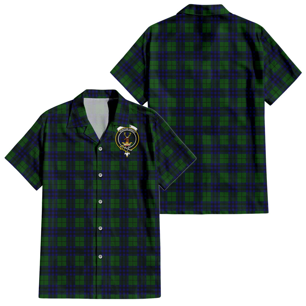 keith-modern-tartan-short-sleeve-button-down-shirt-with-family-crest