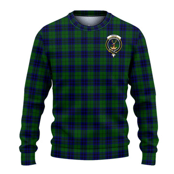 Keith Modern Tartan Ugly Sweater with Family Crest