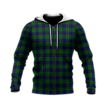 Keith Modern Tartan Knitted Hoodie