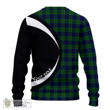 Keith Modern Tartan Ugly Sweater with Family Crest Circle Style