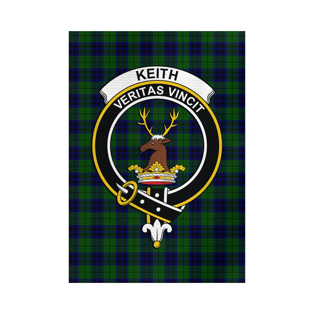 Keith Modern Tartan Flag with Family Crest - Tartan Vibes Clothing