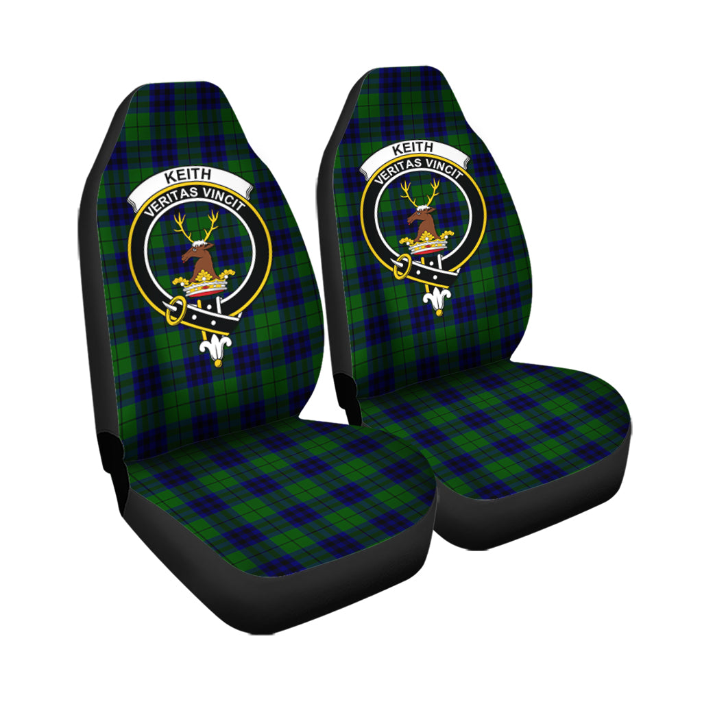 Keith Modern Tartan Car Seat Cover with Family Crest - Tartanvibesclothing