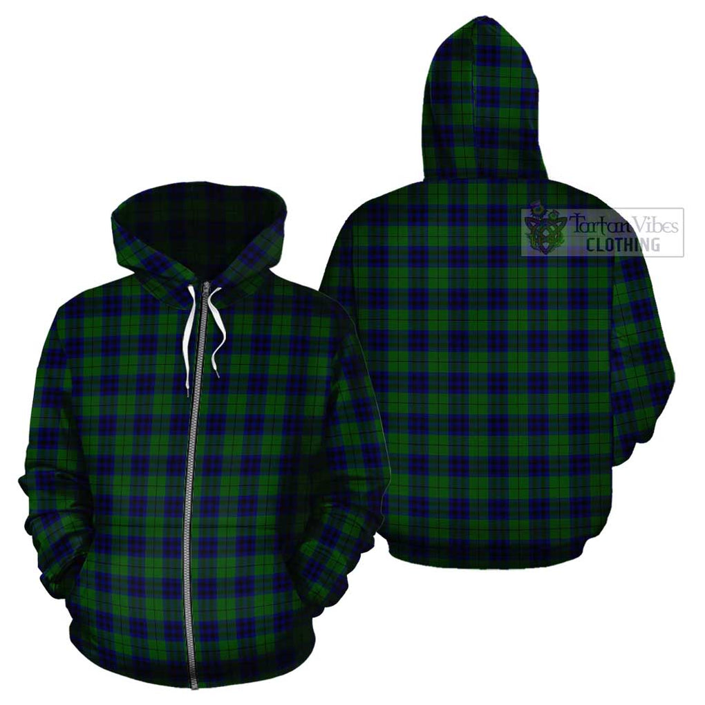 Keith Modern Tartan Cotton Hoodie Zip Hoodie - Tartan Vibes Clothing