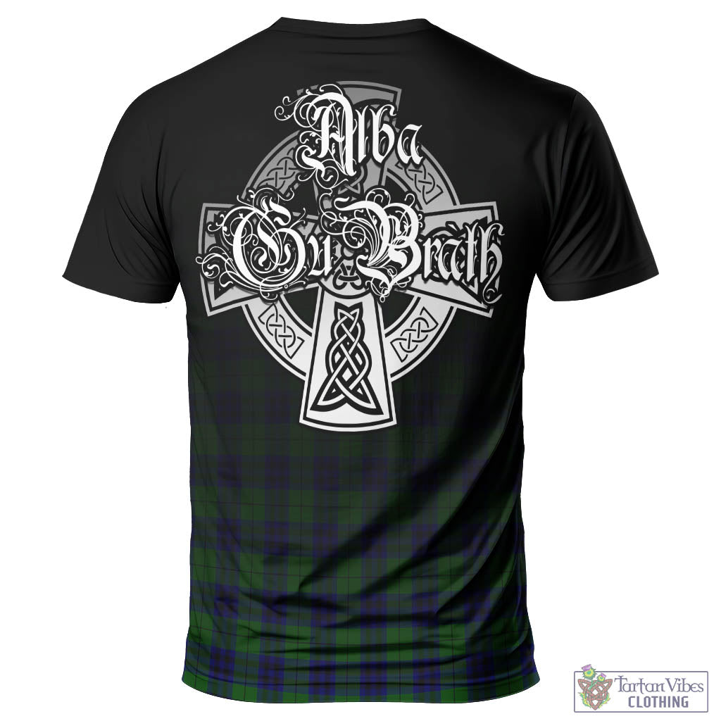 Tartan Vibes Clothing Keith Modern Tartan T-Shirt Featuring Alba Gu Brath Family Crest Celtic Inspired