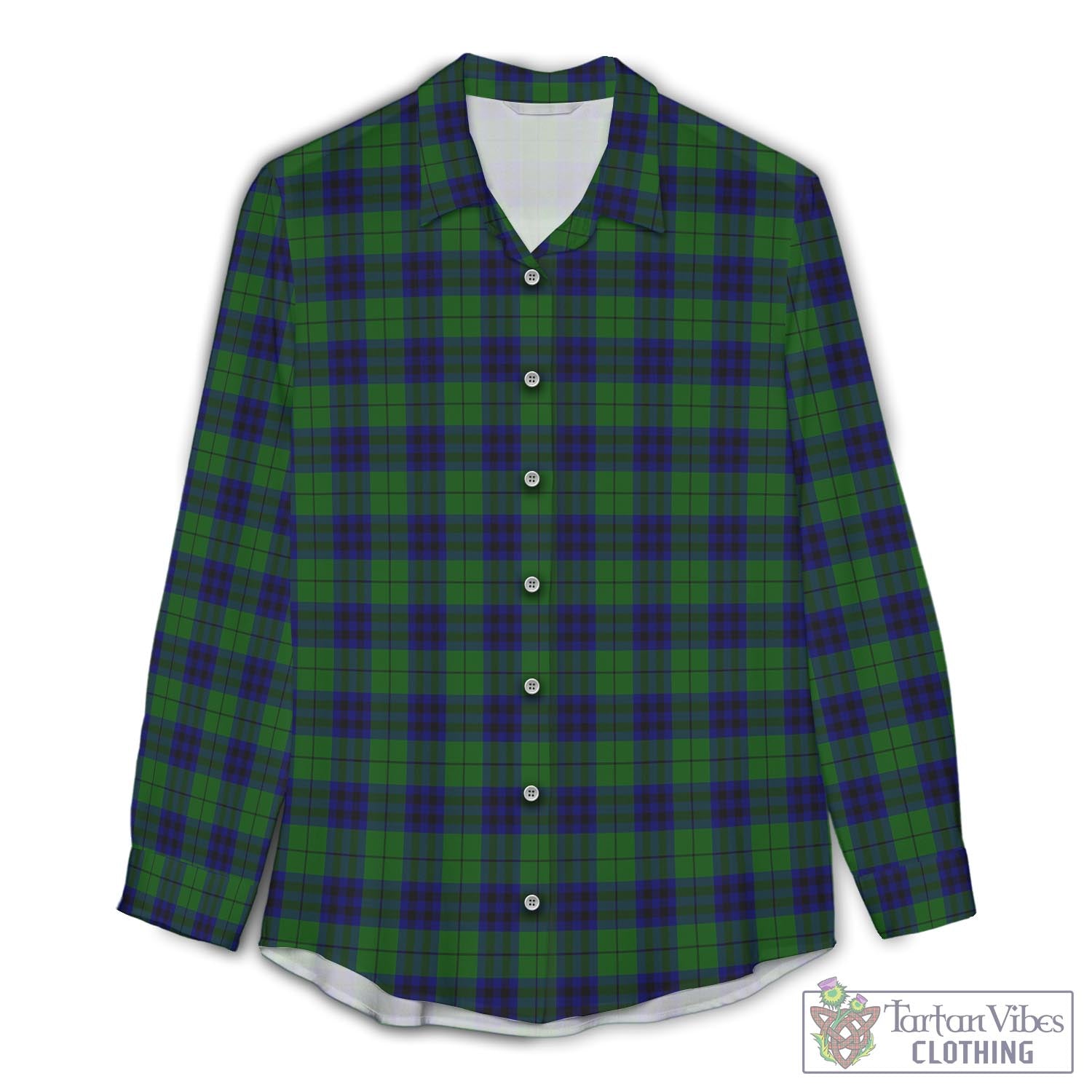 Keith Modern Tartan Womens Casual Shirt