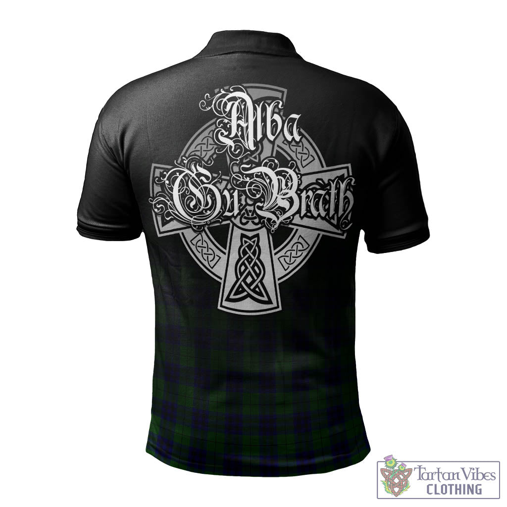 Tartan Vibes Clothing Keith Modern Tartan Polo Shirt Featuring Alba Gu Brath Family Crest Celtic Inspired