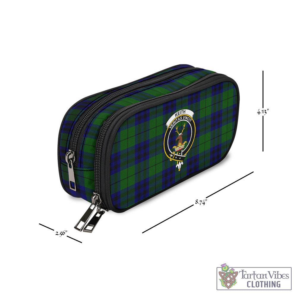 Tartan Vibes Clothing Keith Modern Tartan Pen and Pencil Case with Family Crest