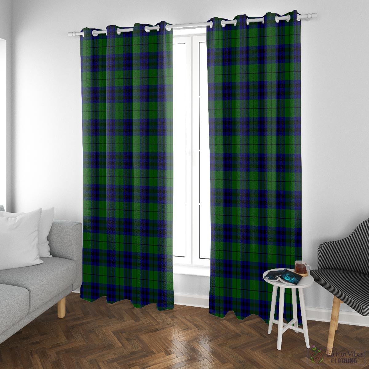 Keith Modern Tartan Window Curtain