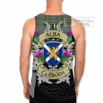 Kelly Tartan Family Crest Men's Tank Top Lion Rampant Royal Thistle Shield Celtic Inspired - Tartan Vibes Clothing