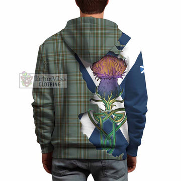 Kelly Tartan Family Crest Hoodie Scottish Thistle Celtic Inspired - Tartan Vibes Clothing