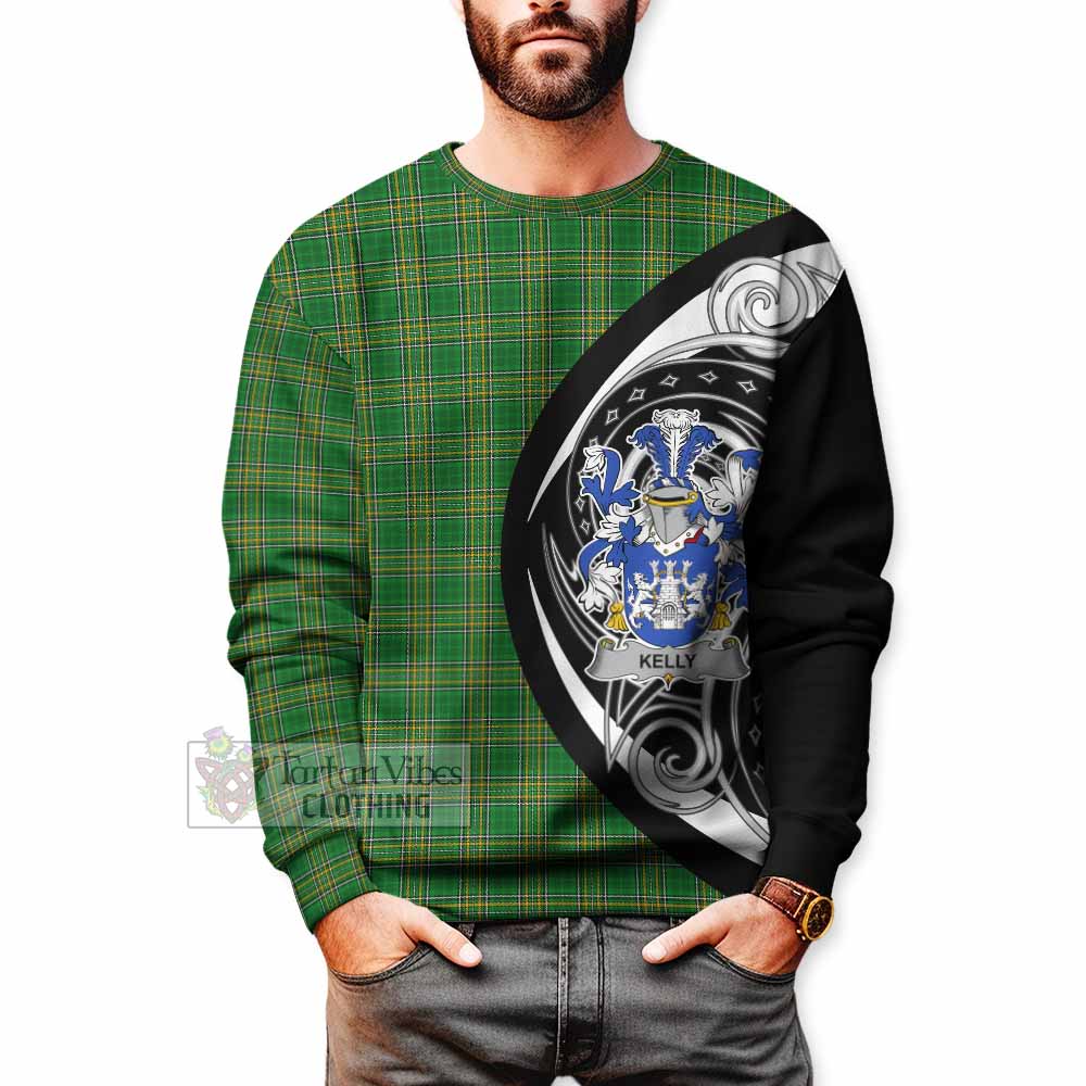 Kelly Irish Clan Sweatshirt Celtic Circle Style - Tartan Vibes Clothing
