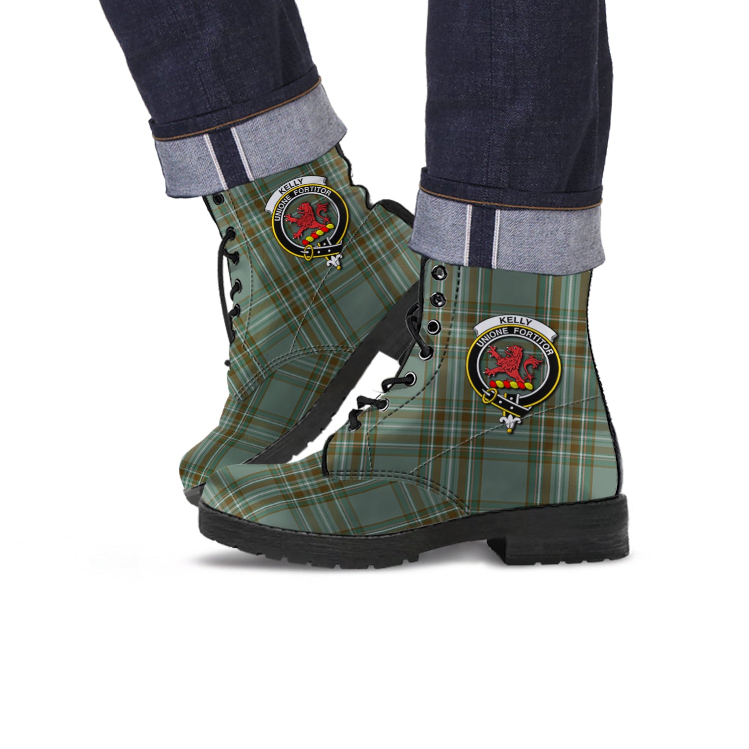 kelly-dress-tartan-leather-boots-with-family-crest