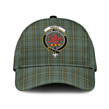 Kelly Tartan Classic Cap with Family Crest