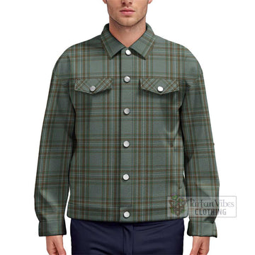 Kelly Tartan Unisex Lapel Cotton Jacket