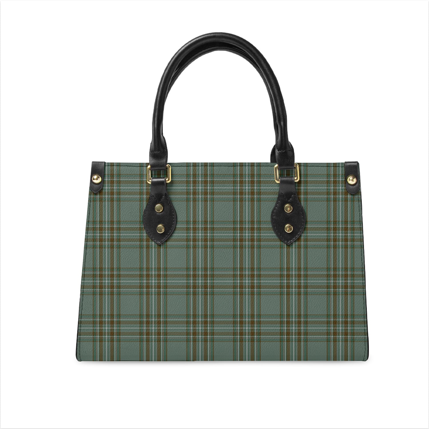 kelly-dress-tartan-leather-bag