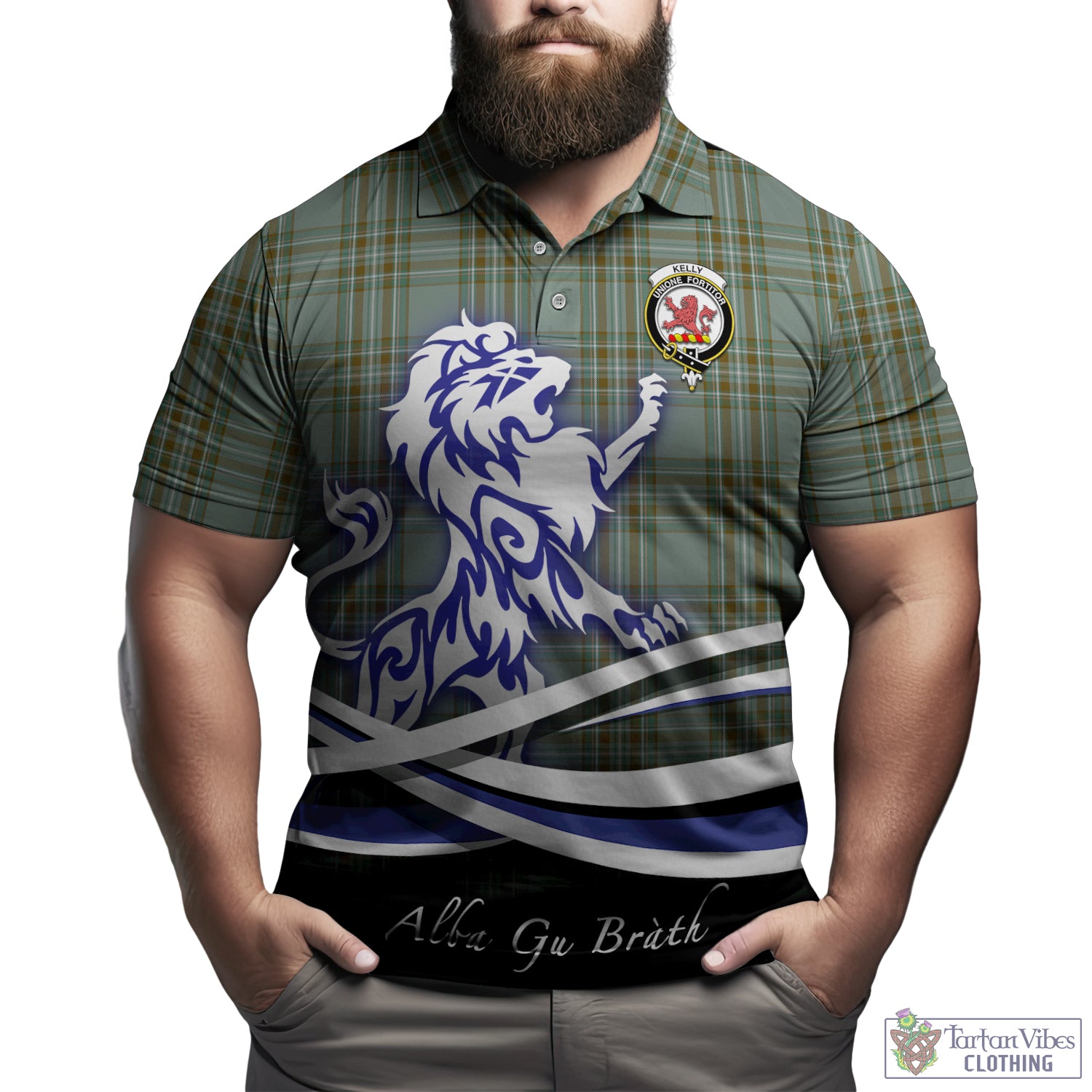 kelly-dress-tartan-polo-shirt-with-alba-gu-brath-regal-lion-emblem