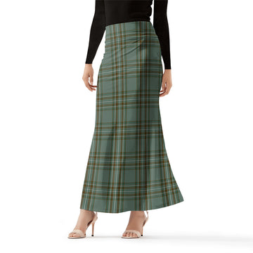 Kelly Tartan Womens Full Length Skirt